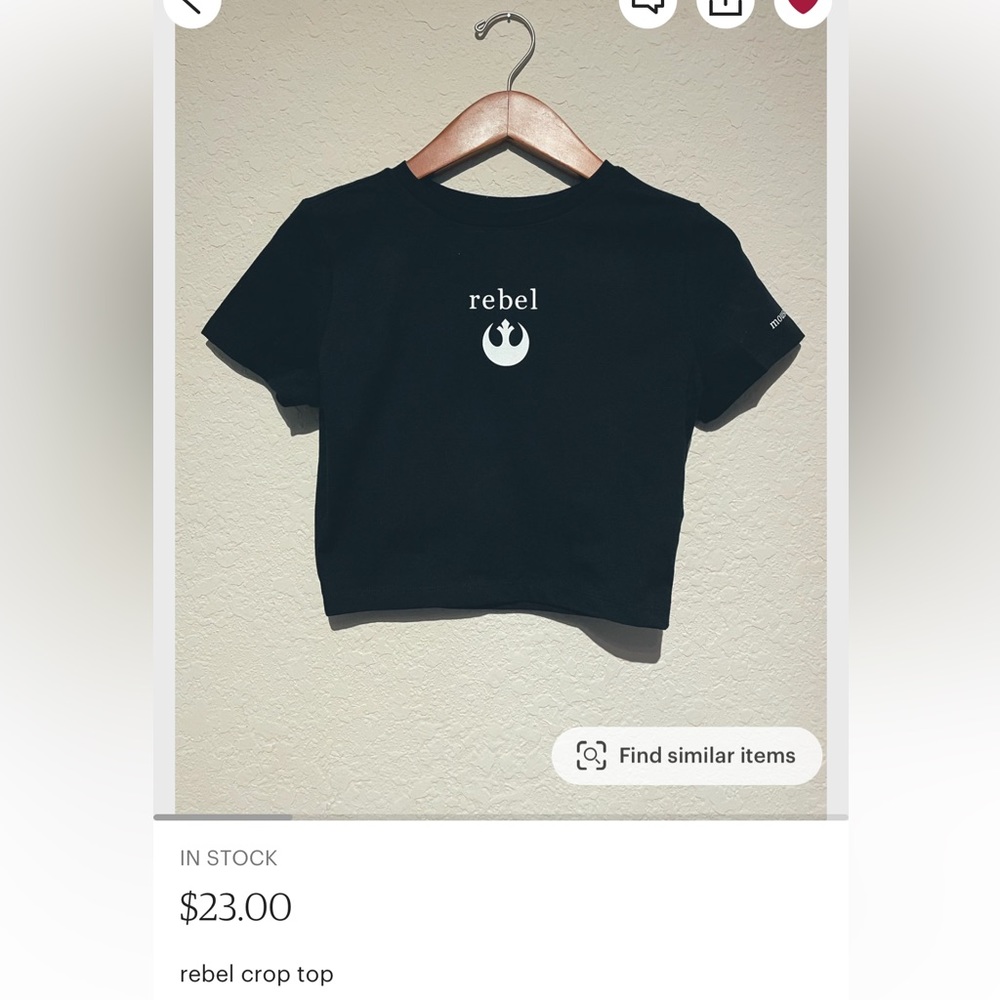Star Wars Rebel Disney Crop medium